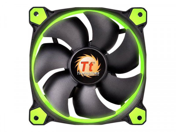 Lüfter Thermaltake 120x120x25mm Riing 12 LED Green