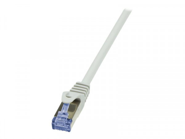 LogiLink CAT6A S/FTP Patchkabel AWG26 PIMF grau 15m