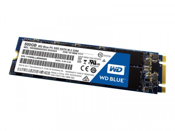 SSD 500GB WD Blue M.2 (2280) SATAIII intern bulk