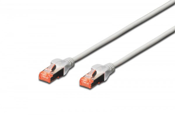 DIGITUS Patchkabel Cat6 S/FTP 2xRJ45 15.0m grau