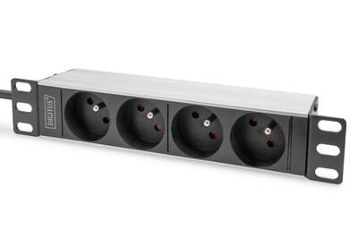 DIGITUS PDU 1U 4xCEE7/5 Ausgänge 230V/16A schwarz