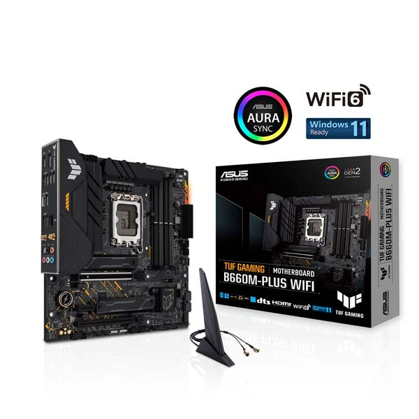 Mainboard ASUS TUF GAMING B660M-PLUS WIFI (Intel,1700,DDR5,mATX)