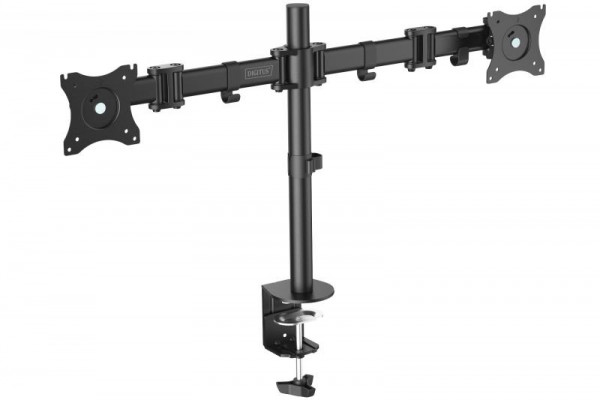 DIGITUS Tischhalterung Universal Dual bis 27" + Klemmhalt.