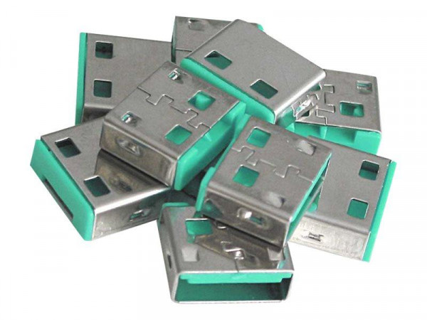 Lindy USB Portschlösser 10xGrün Erweiterungskit für 40451