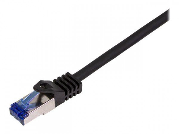 Logilink Patchkabel Ultraflex, Cat.6A, S/FTP, schwarz, 50 m