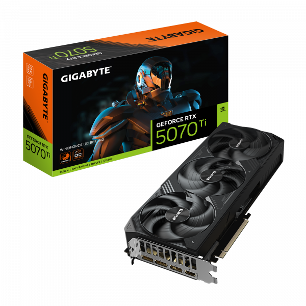 Gigabyte RTX5070TI Winforce OC 16GB GDDR7 HDMI 3xDP