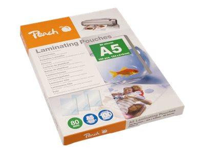 Peach Laminierfolien A5, 80 mic, glänzend, 100 Stk