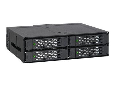 Backplane IcyDock 4x6,3cm SATAI-III in 1x5,25" HDD/SSD sw 
