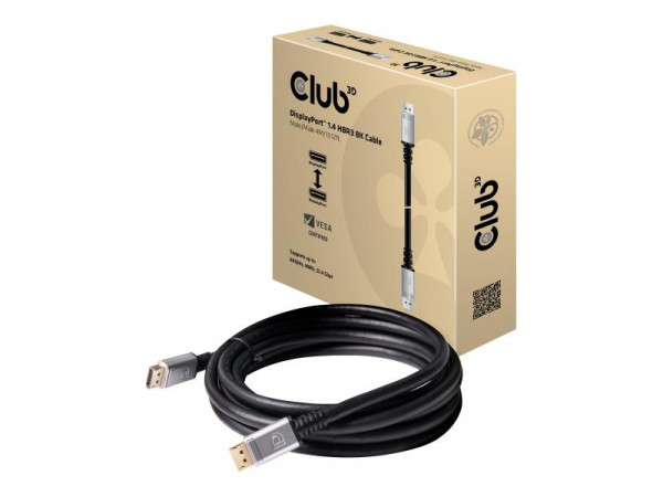 Club3D DisplayPort-Kabel 1.4 HBR3 32,4Gb/s 4m 8K60Hz