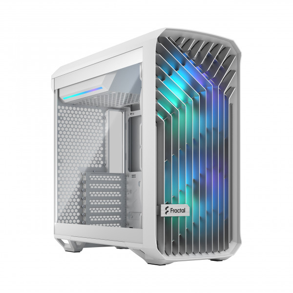 Gehäuse FRACTAL DESIGN Torrent Compact RGB White TG Clear Tint