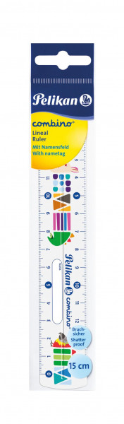 Pelikan Lineal Combino bruchsicher 15cm