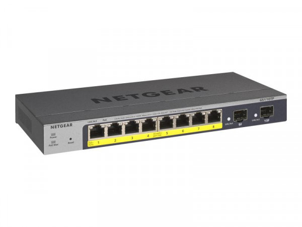Switch NETGEAR 8x GE GS110TP-300EUS POE