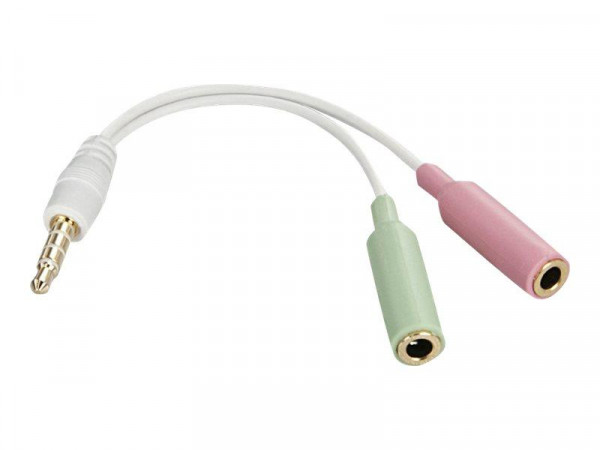 Lindy Adapterkabel PC 3.5mm an Headset 4Seg. Apple/HTC/Lenov