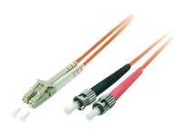 Equip LWL Patchkabel LC->ST 2.00m Singlemode Duplex OS2