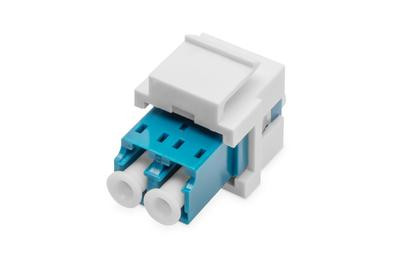 DIGITUS LWL Kupplung LC->LC Singlemode Duplex Keystone-Modul