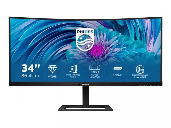 Philips 86,4cm (34,0") 346E2CUAE 21:09 HDMI+DP+USB-C VA
