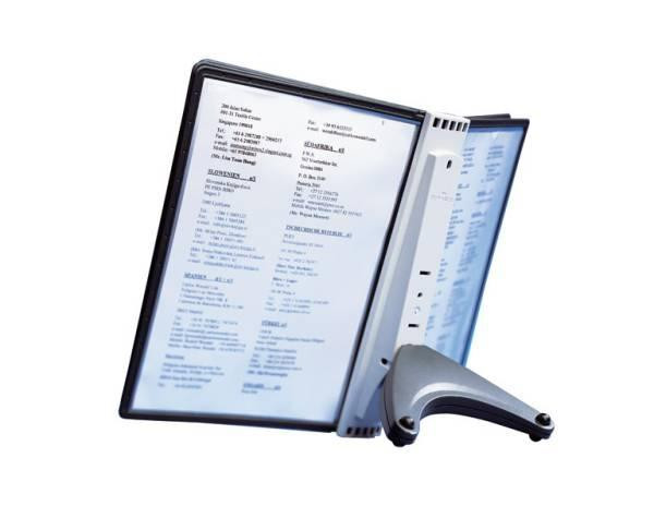 DURABLE Sherpa Soho TischstÃ¤nder m. 5 Sichttafeln anthrazit