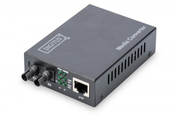 DIGITUS Medienkonverter Gigabit Multimode RJ45/ST