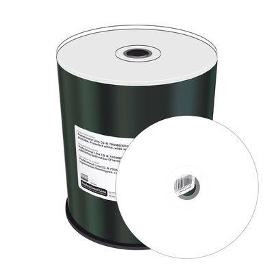MediaRange CD-R 700MB 100pcs Proselect weiß voll metalliesie