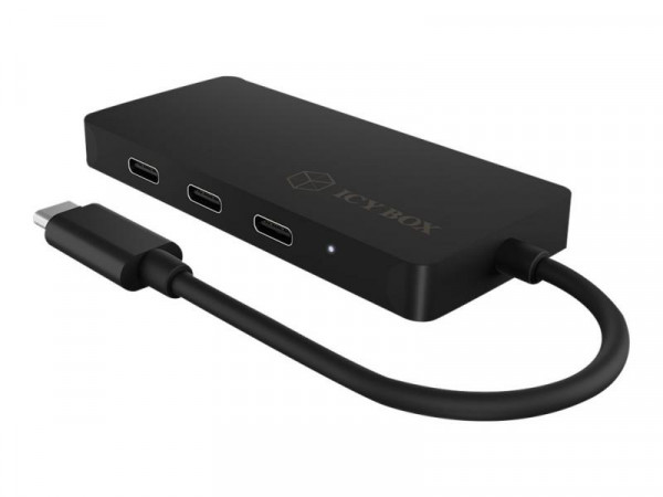 Hub 4-Port IcyBox USB 3xType-C => 1xType-C PD bis 100W