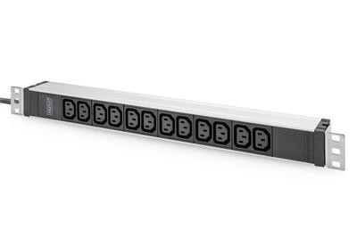 DIGITUS PDU 1U 12xC13 Ausgänge 230V/16A schwarz