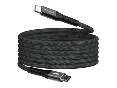 Verbatim Sync & Charge USB-C to USB-C 60W Magn. 120cm Black