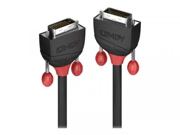 Lindy DVI-D Dual Link Kabel Black Line 1m
