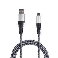 2GO USB Ladekabel - silber - 100cm für Micro-USB