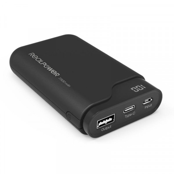 Powerbank RealPower Type C 7500