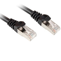 Sharkoon Kabel RJ45 CAT.6 SFTP 0,25m schwarz