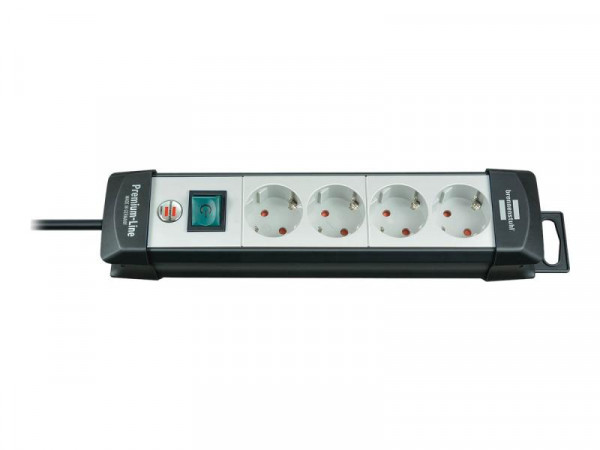Steckdosenleiste Brennenstuhl Premium-Line 4fach sw/grau