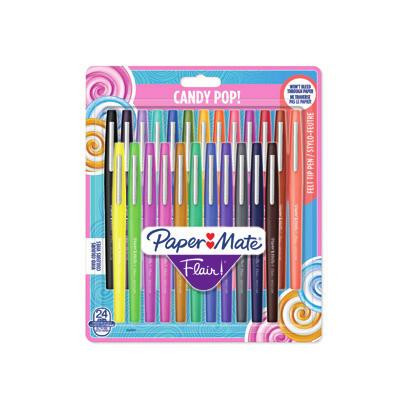 PAPER MATE Faserschreiber Flair Candy Pop 24er Blister M