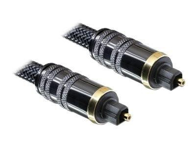 Toslink Kabel Delock Toslink St/St 5.00m 7,0mm Durchmesser