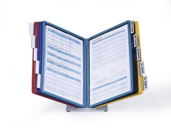 DURABLE TischSichttafelsys VarioTable10 Sichttafeln mehrfbg