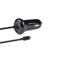 2GO Kfz-Ladegerät 12V/24V - schwarz USB Type-C 3.1 3000mA