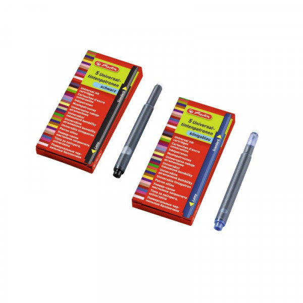 Herlitz Tintenpatronen universal 2x 5 Stück blau