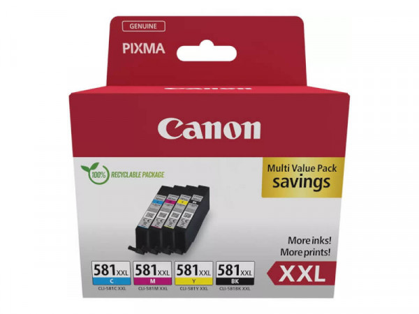 Patrone Canon CLI-581XXL 4er-Pack black + color