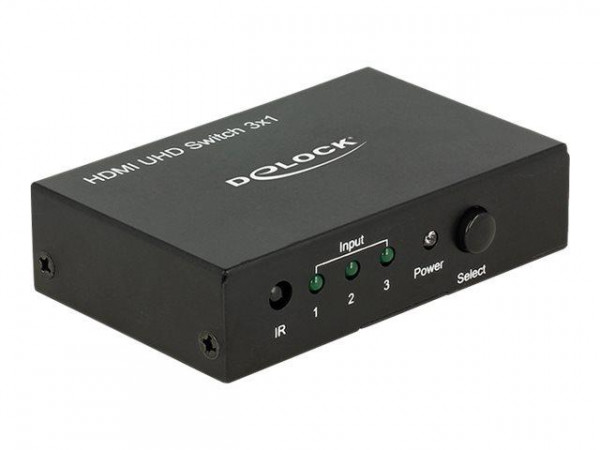 HDMI Splitter Delock 3 Eingang -> 1 Ausgang 4K