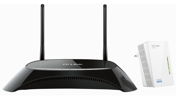 WL-Router TP-Link H5 Kit N600-Dual-500MBit Powerline