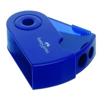 Faber Castell Spitzer Doppelspitzdose Sleeve rot/blau