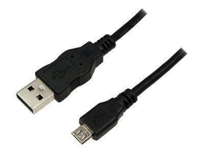 LogiLink USB Kabel A -> micro B St/St 0.60m schwarz