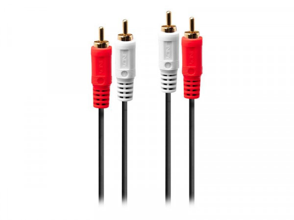Lindy Audiokabel Stereo 2xRCA/2xRCA M/M 20m