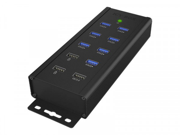 Hub 7-Port IcyBox USB 3.0 IB-HUB1703-QC3 inkl. 3 Ladeports