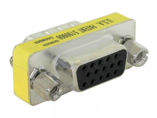 VGA Adapter Delock D-Sub15 -> D-Sub15 Bu/Bu