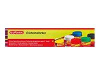 Herlitz Schulmalfarben 6 Töpfe a 25ml Faltschachtel