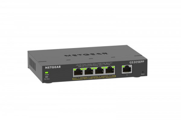 Switch NETGEAR 5x GE GS305EPP-100PES