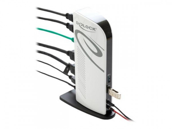 DELOCK USB Dockingstation Dual HDMI Full-HD/USB3.2/LAN/Audio