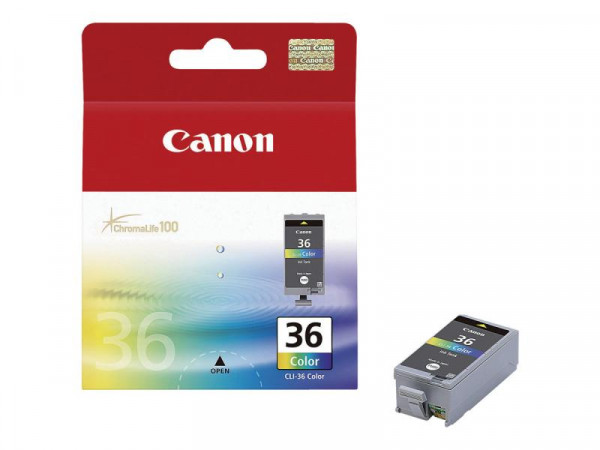 Patrone Canon CLI36 Tricolor