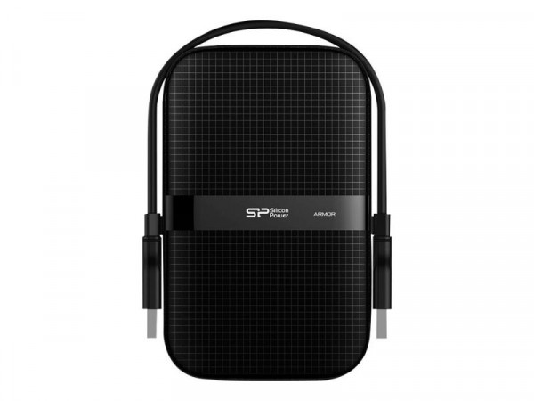 Silicon Power 6.3cm (2.5") 2TB USB 3.2 A60Anti-shock/black