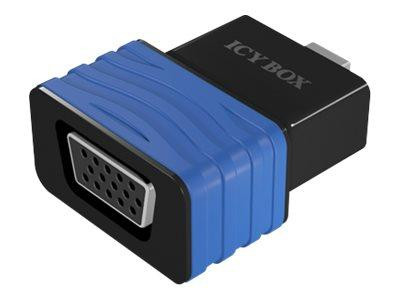 Adapter IcyBox 1x Mini DisplayPort Stecker -> 1x VGA Buch